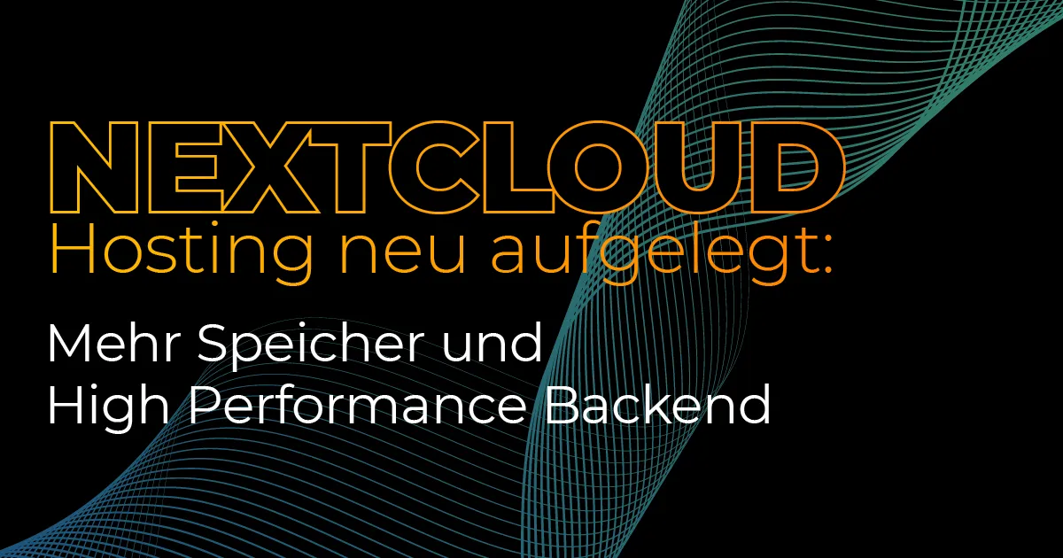 Souveräne Calls mit NextCloud High Performance Backend