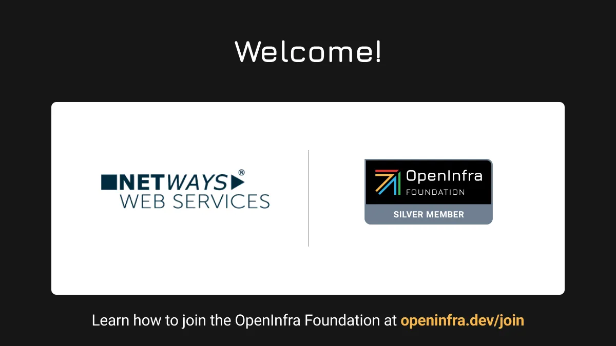 NWS Joins the OpenInfra Foundation