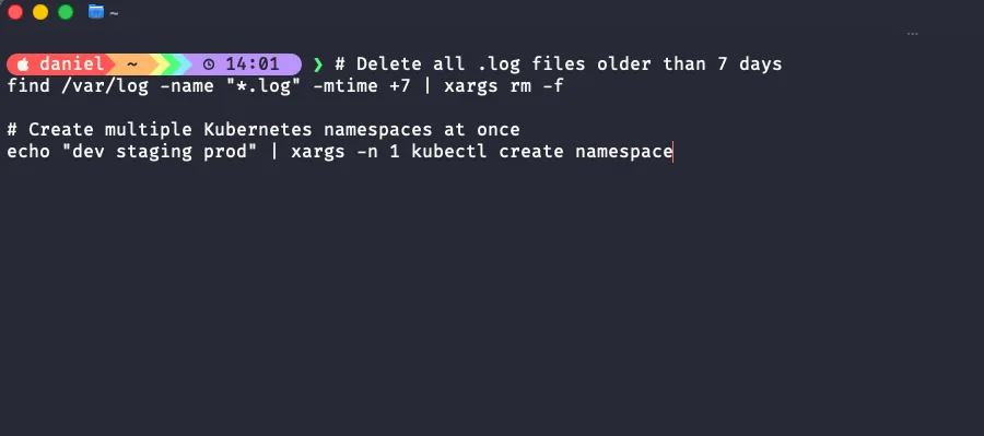 xargs